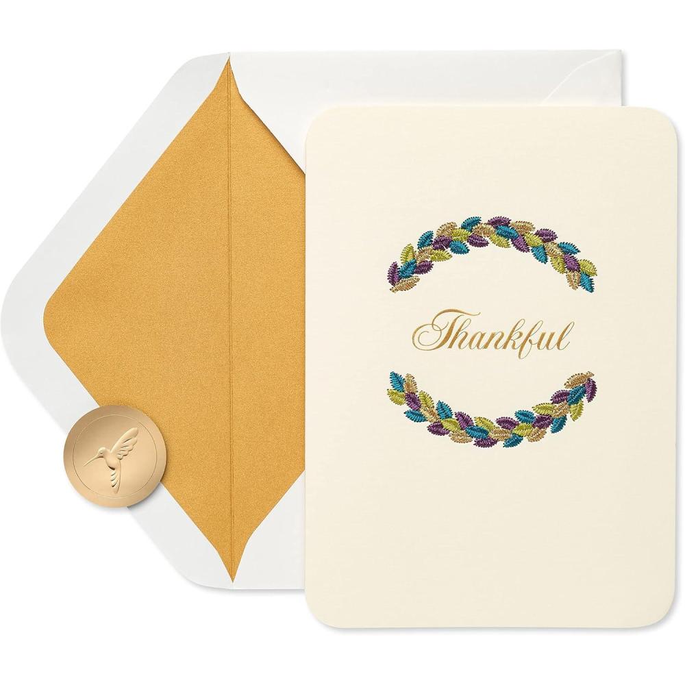 imagePapyrus Thanksgiving Card Warmest Wishes Across the MilesThankful for You in My Life