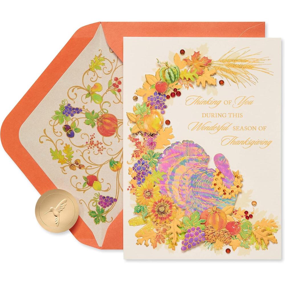 imagePapyrus Thanksgiving Card Warmest Wishes Across the MilesWarmest Wishes Across the Miles