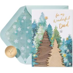 Papyrus Christmas Card for Dad (Gifts of Warmth, Generosity, and Love)(How Grateful I Am)