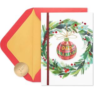 Papyrus Christmas Card for Dad (Grateful for the Memories)(Grateful for the Memories)