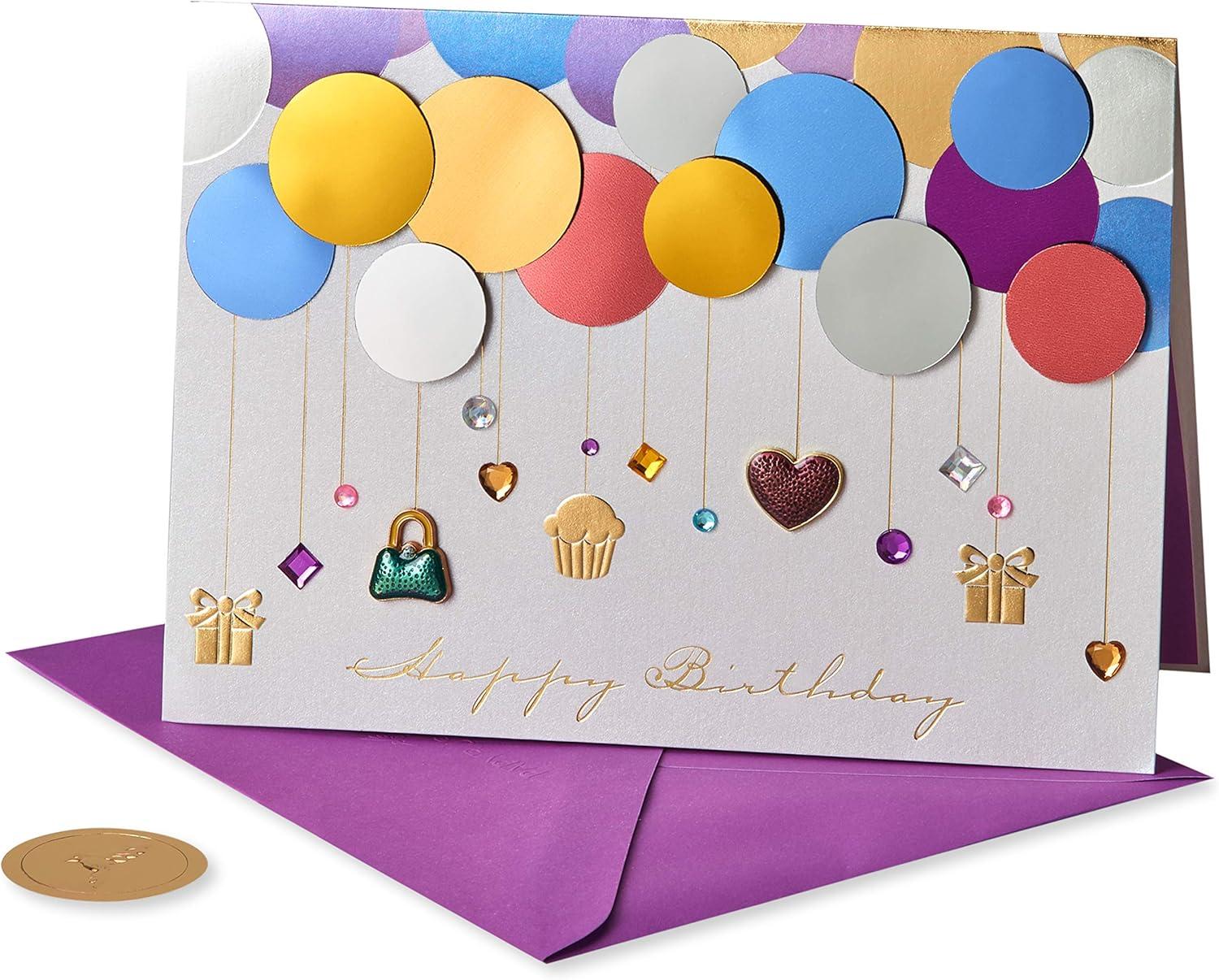 imagePapyrus Birthday Card Extraordinary DayLayers of Balloons