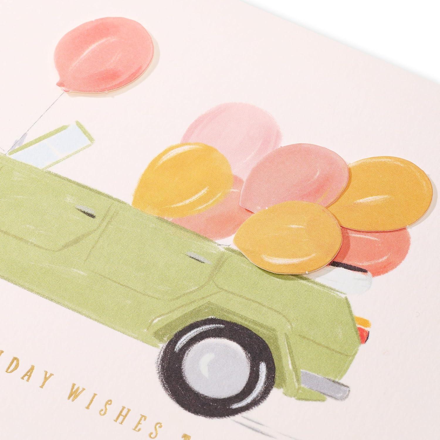 imagePapyrus Birthday Card Good YearFSC Birthday Car and Balloons
