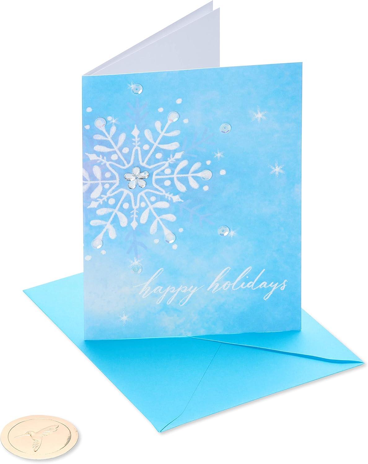 imagePapyrus Blank Holiday Card SnowflakesSnowflakes