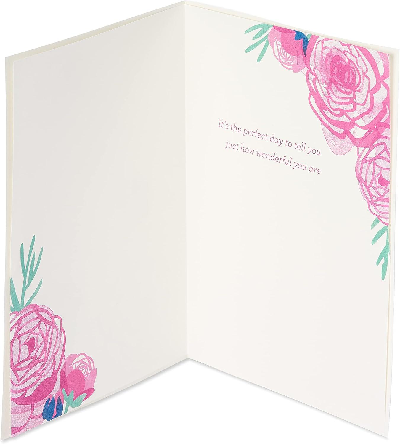 imagePapyrus Valentines Day Card The Perfect DayFlowers