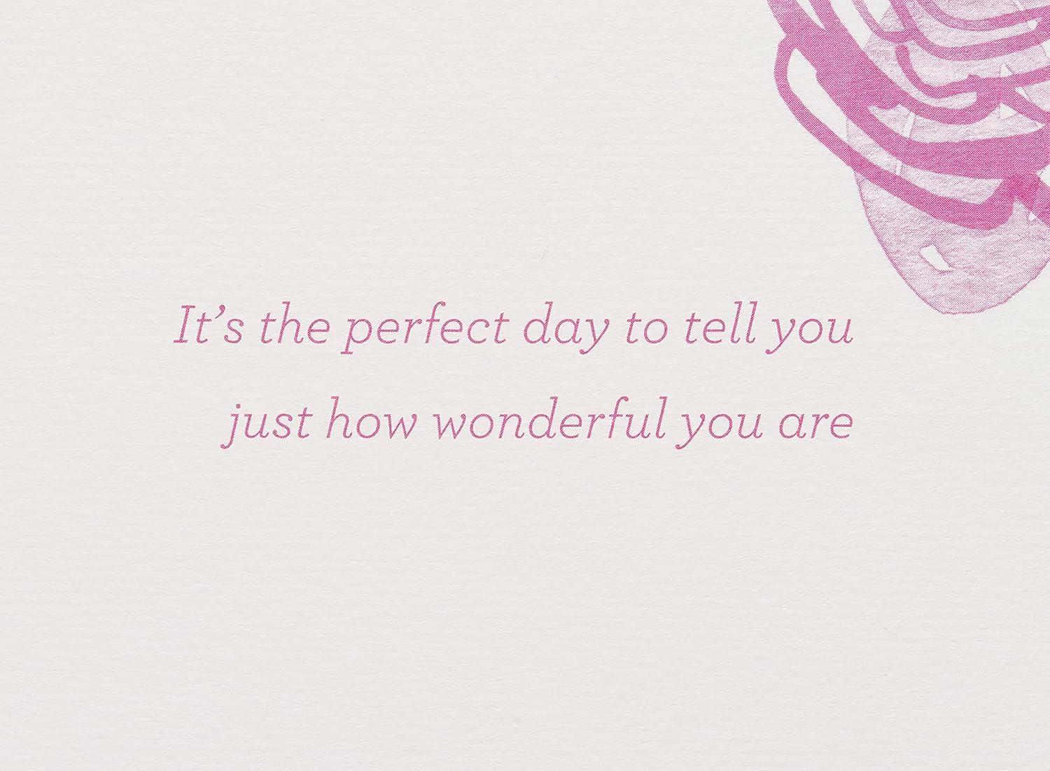 imagePapyrus Valentines Day Card The Perfect DayFlowers