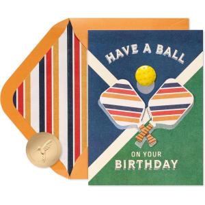 Papyrus Birthday Card (Good Year)(FSC Pickleball Birthday)