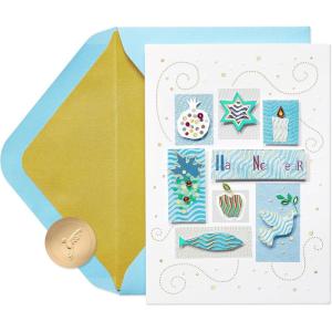Papyrus Rosh Hashanah Card (Hope and Peace)(FSC JNY Icon Grid)