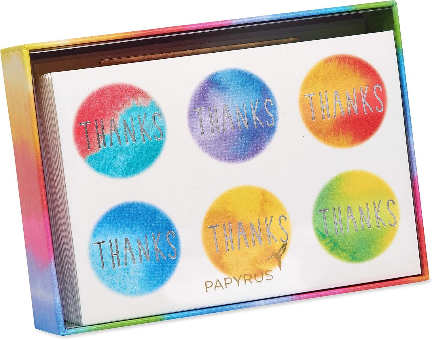 imagePapyrus Blank Cards with Envelopes Hexagon Pattern 14CountTie Dye Dots