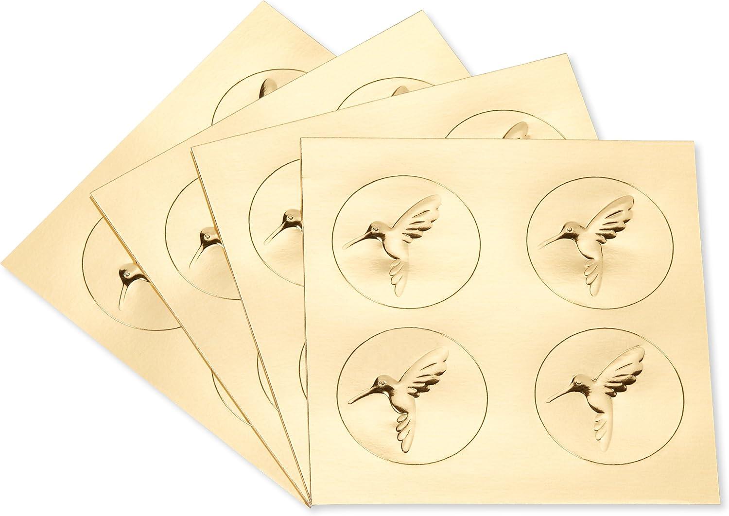 imagePapyrus Blank Cards with Envelopes Hexagon Pattern 14Countgold cream