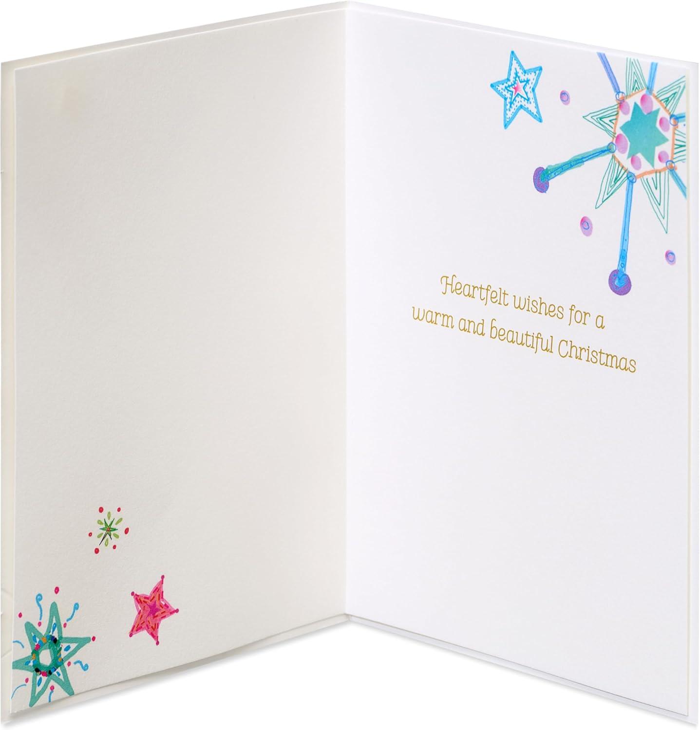 imagePapyrus Artistic Christmas Card with Festive Bird Designed by House of Turnowsky Heartfelt WishesFSC Holiday Bird W Hat