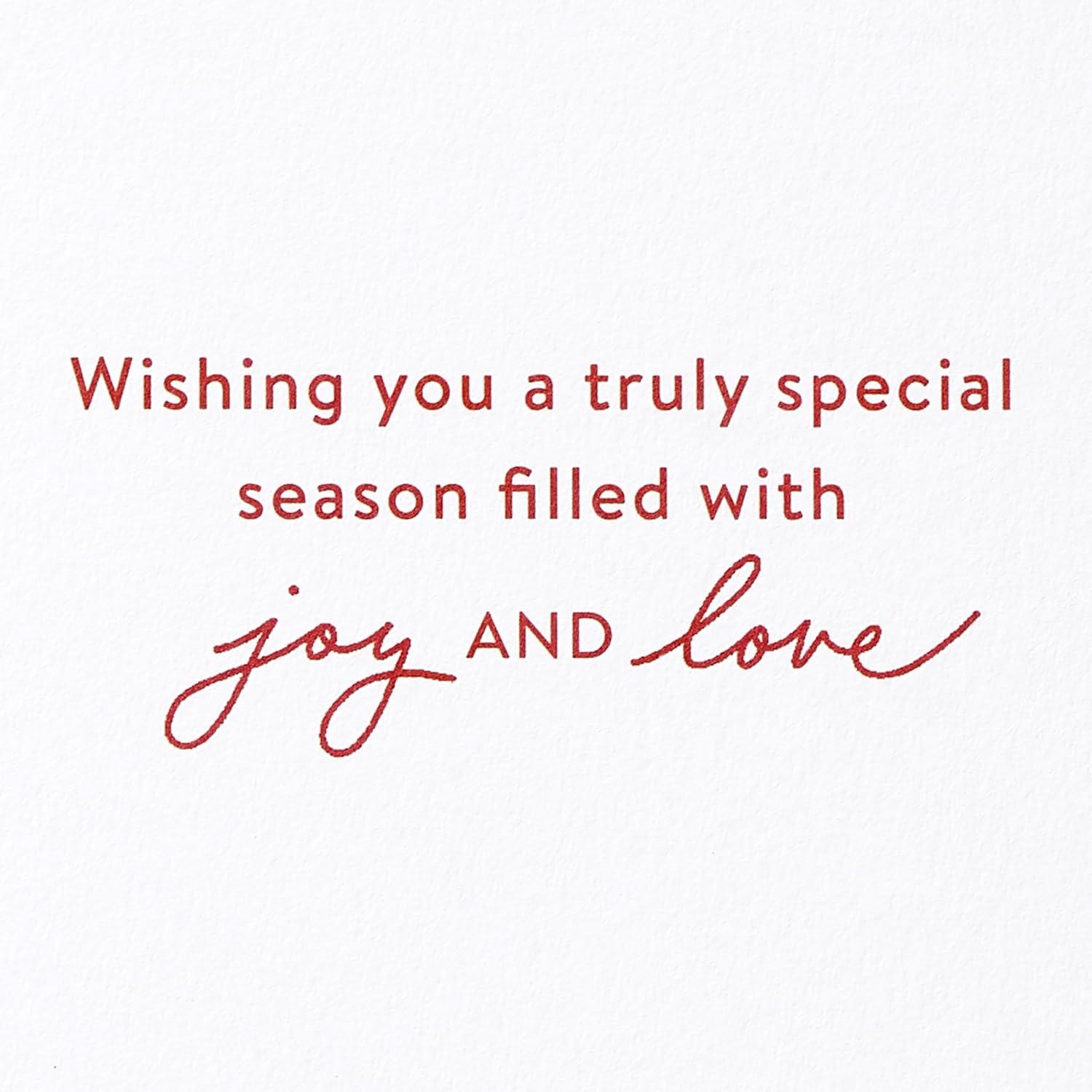 imagePapyrus Artistic Christmas Card with Festive Bird Designed by House of Turnowsky Heartfelt WishesTruly Special Season