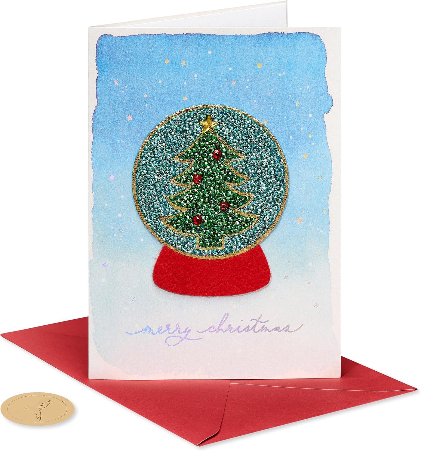 imagePapyrus Artistic Christmas Card with Festive Bird Designed by House of Turnowsky Heartfelt WishesTruly Special Season