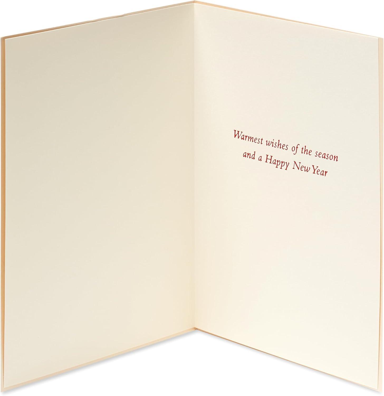 imagePapyrus Christmas Tree Card Red Green and Gold Trio A Special WishWarmest Wishes