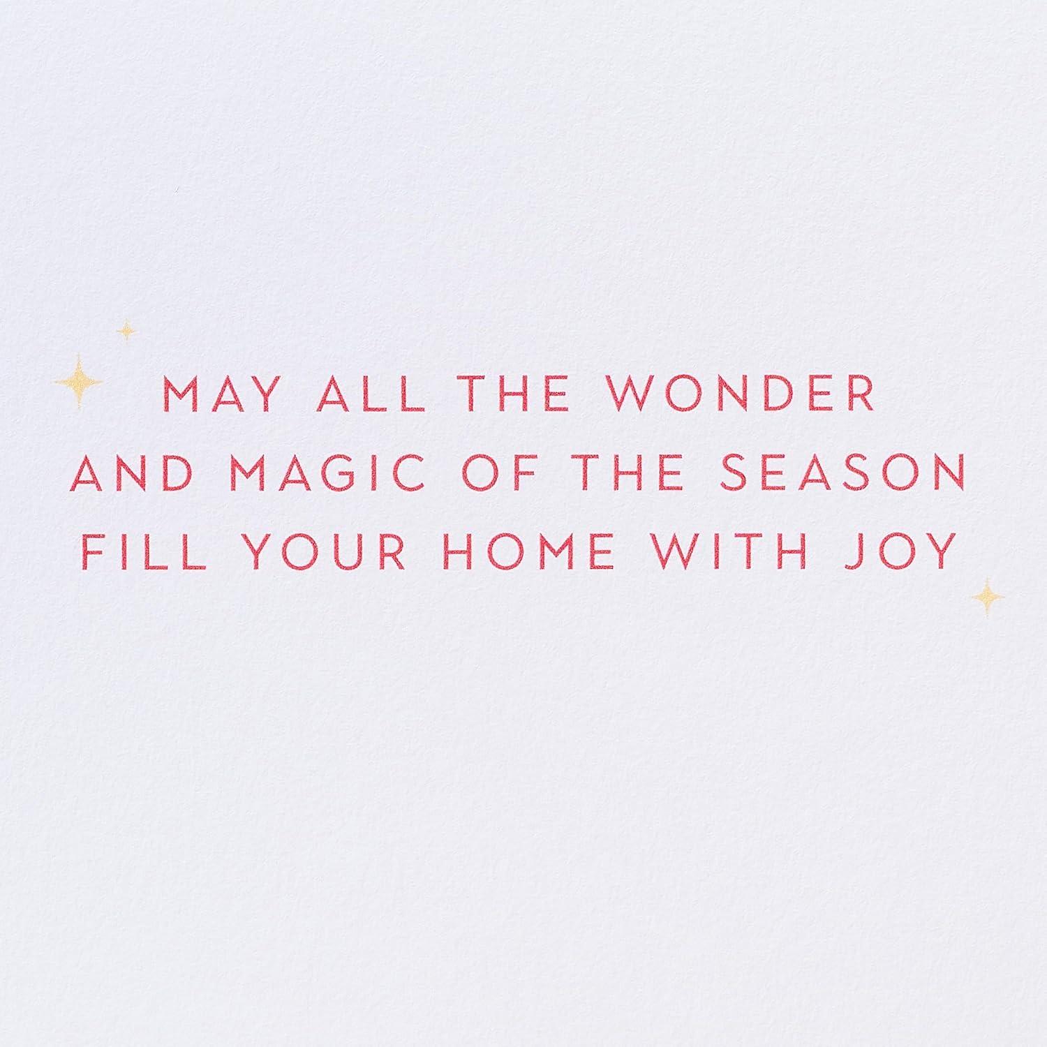 imagePapyrus Christmas Tree Card with Metallic Snowflakes Joyful WishesFSC Nutcracker Shadowbox