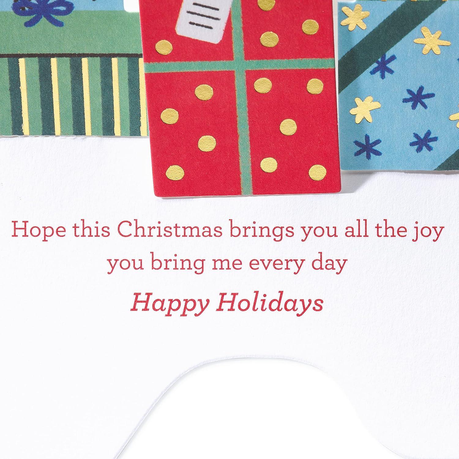 imagePapyrus Christmas Tree Card with Metallic Snowflakes Joyful WishesThe Joy You Bring Me Everyday