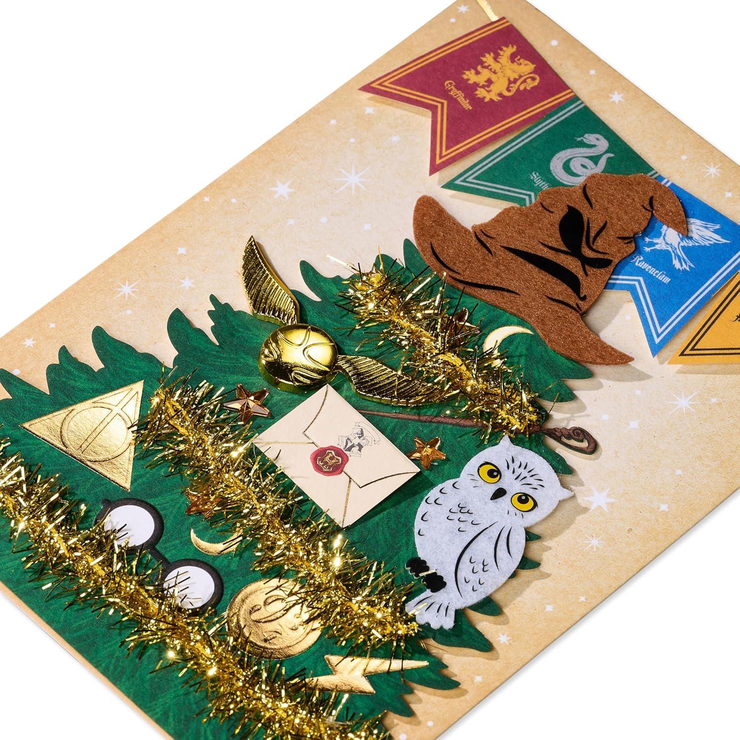imagePapyrus Harry Potter Christmas Card Most Festive Yule SeasonFSC Harry Potter Tree