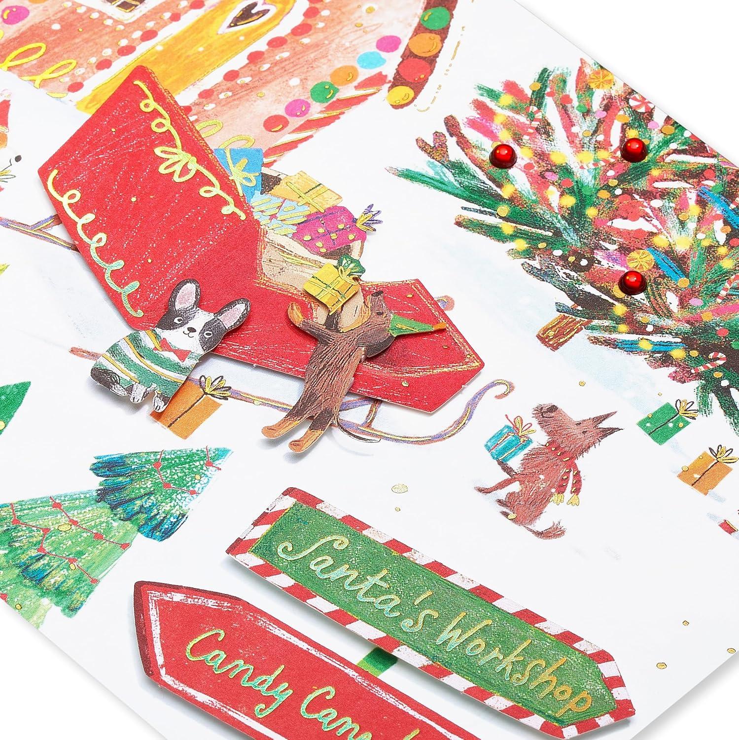 imagePapyrus Holiday Card with Dogs Perfect for Animal Lovers Truly PawsomeFurry Christmas to You