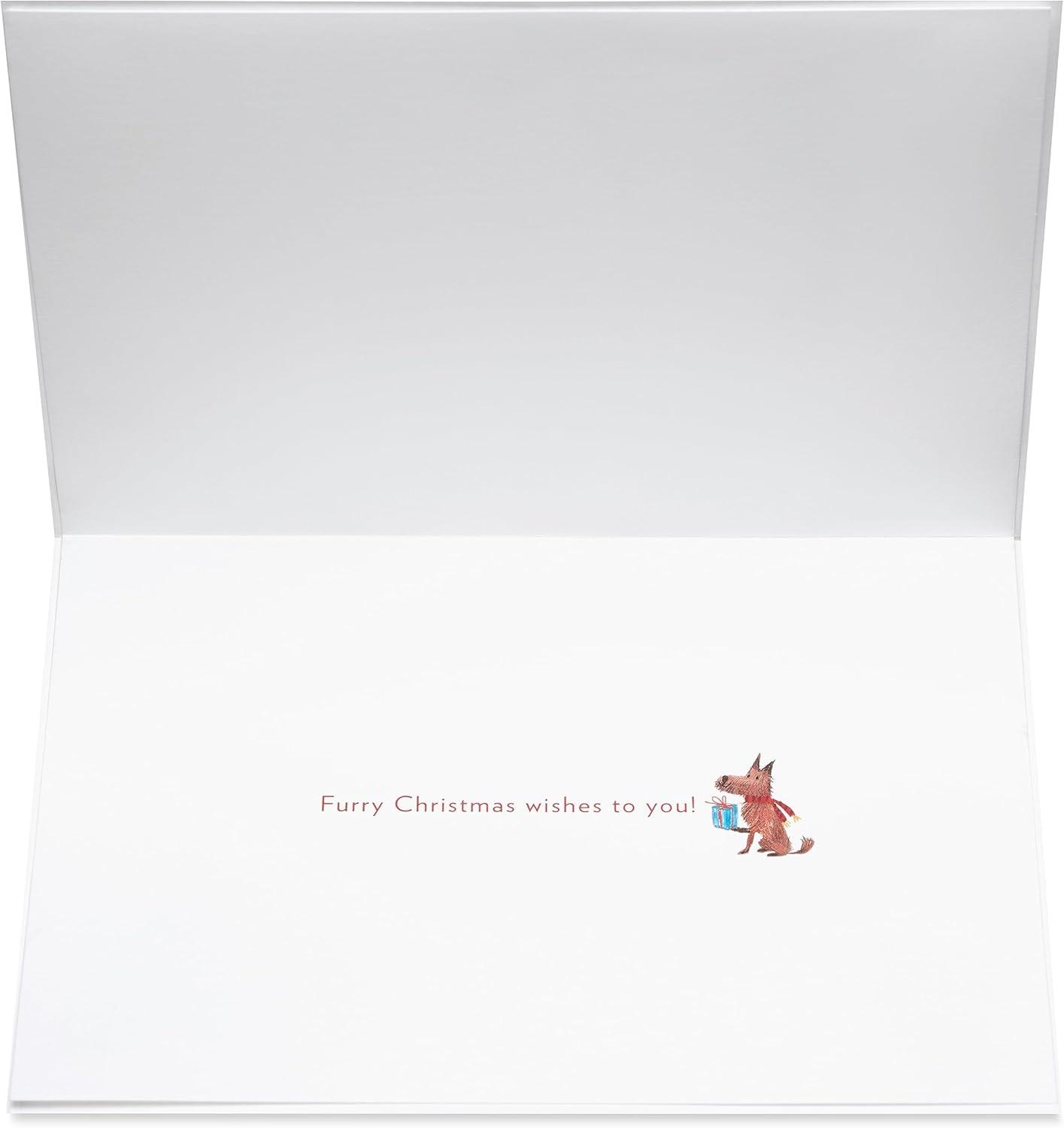 imagePapyrus Holiday Card with Dogs Perfect for Animal Lovers Truly PawsomeFurry Christmas to You