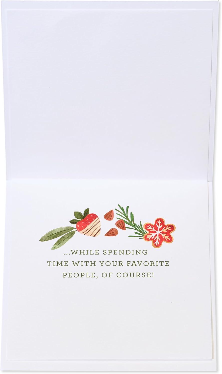 imagePapyrus Pink Modern Holiday Card Wonderful Time of YearFSC Xmas Charcuterie Board