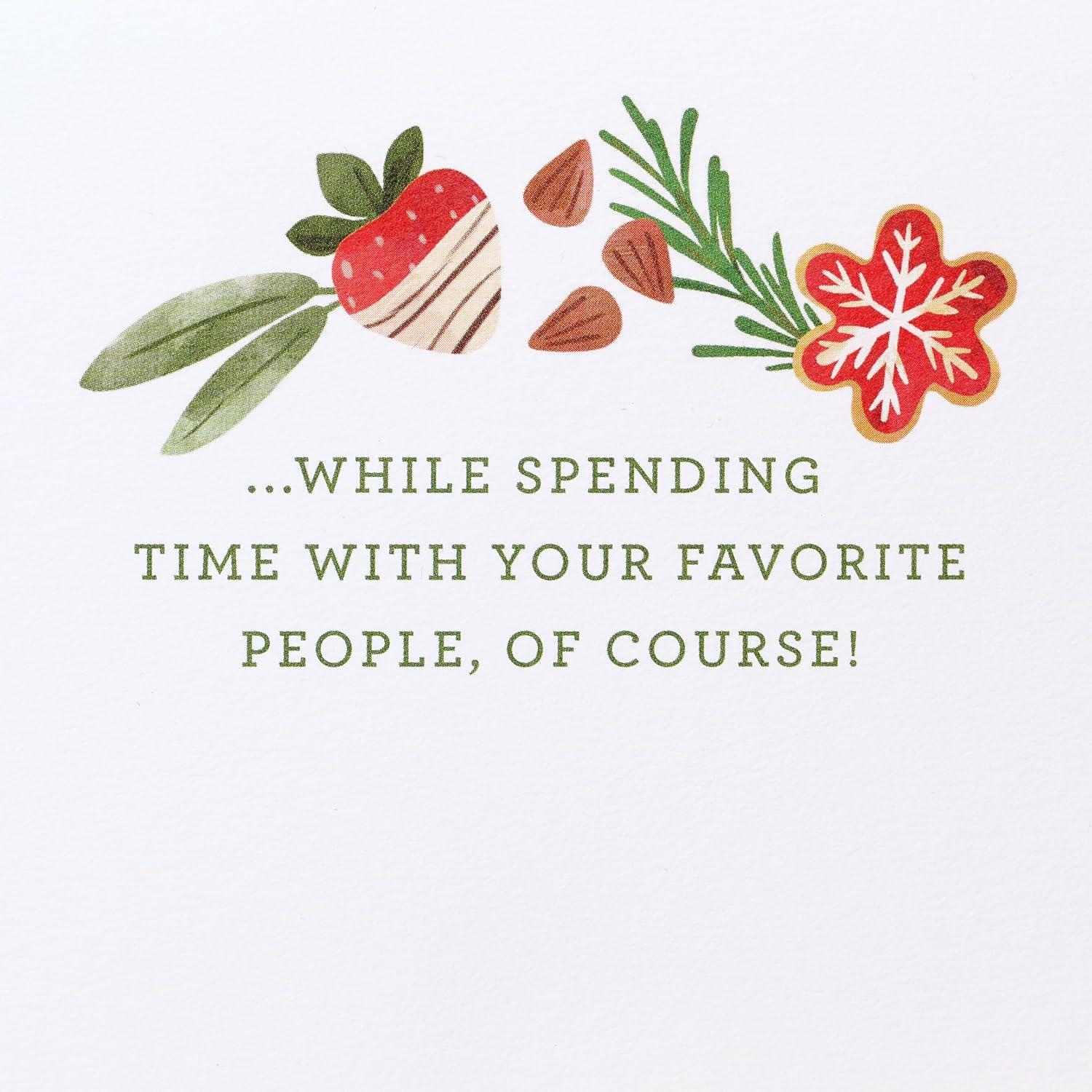 imagePapyrus Pink Modern Holiday Card Wonderful Time of YearFSC Xmas Charcuterie Board