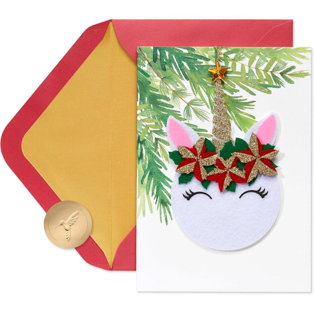 imagePapyrus Holiday Card for Kids Merry and MagicalMerry and Magical