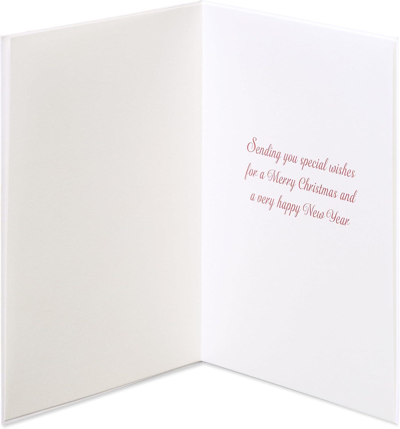 imagePapyrus Elegant Gold Christmas Card with Intricate Detailing Special WishesFSC Lasercut Ornament