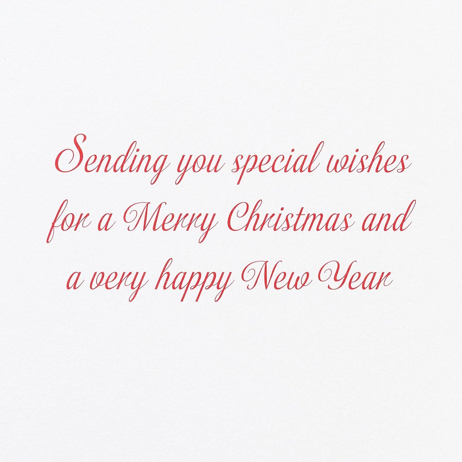 imagePapyrus Elegant Gold Christmas Card with Intricate Detailing Special WishesFSC Lasercut Ornament