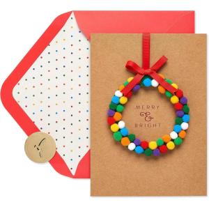 Papyrus Elegant Gold Christmas Card with Intricate Detailing (Special Wishes)(Fun & Joy)