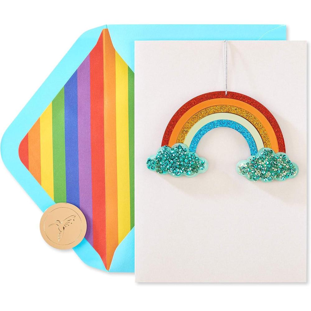image:imagePapyrus Blank Birthday Card Make A WishAcrylic Rainbow