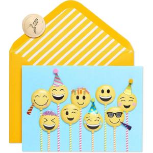 Papyrus Blank Birthday Card (Make A Wish)(Only Happy Faces)