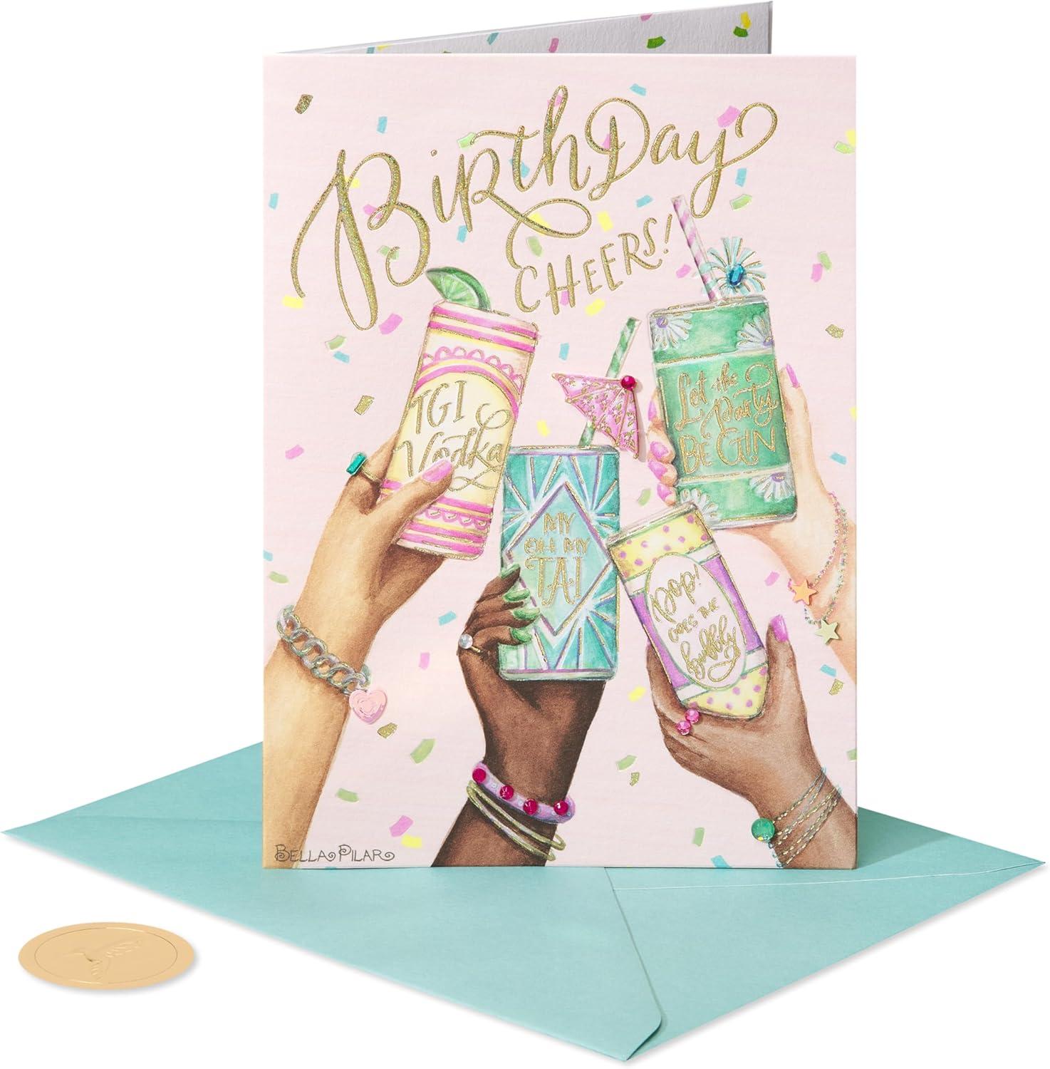 image:imagePapyrus Birthday Card for Her Designed by Bella Pilar Birthday CheersBirthday Cheers