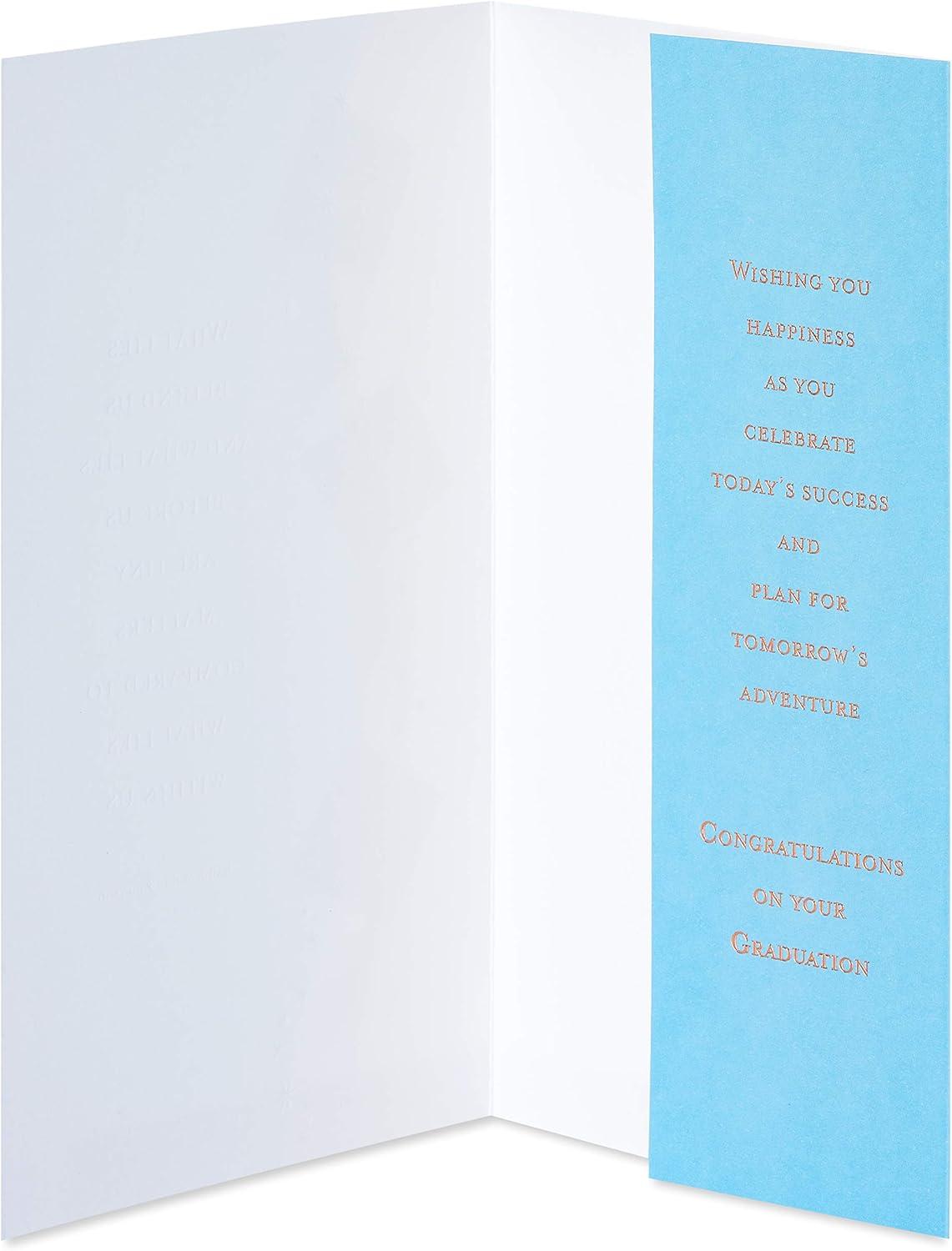image:imagePapyrus Graduation Card with Money Holder Tomorrows AdventureGrad Caps Quote
