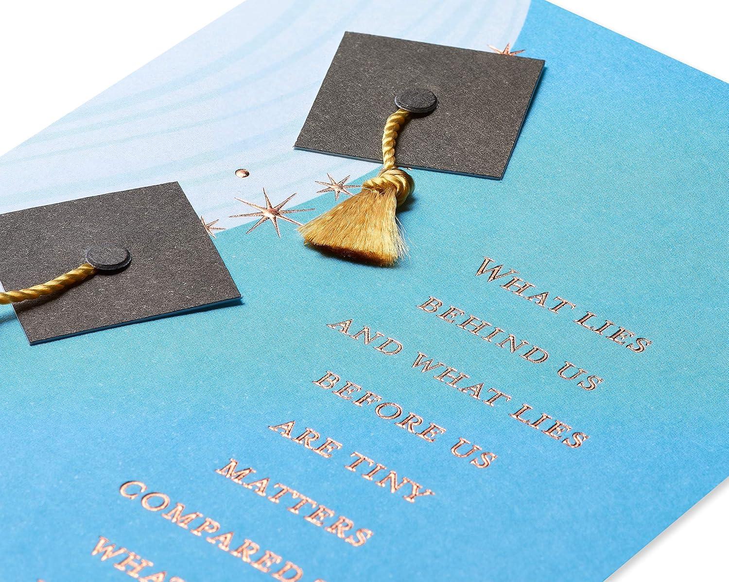 image:imagePapyrus Graduation Card with Money Holder Tomorrows AdventureGrad Caps Quote