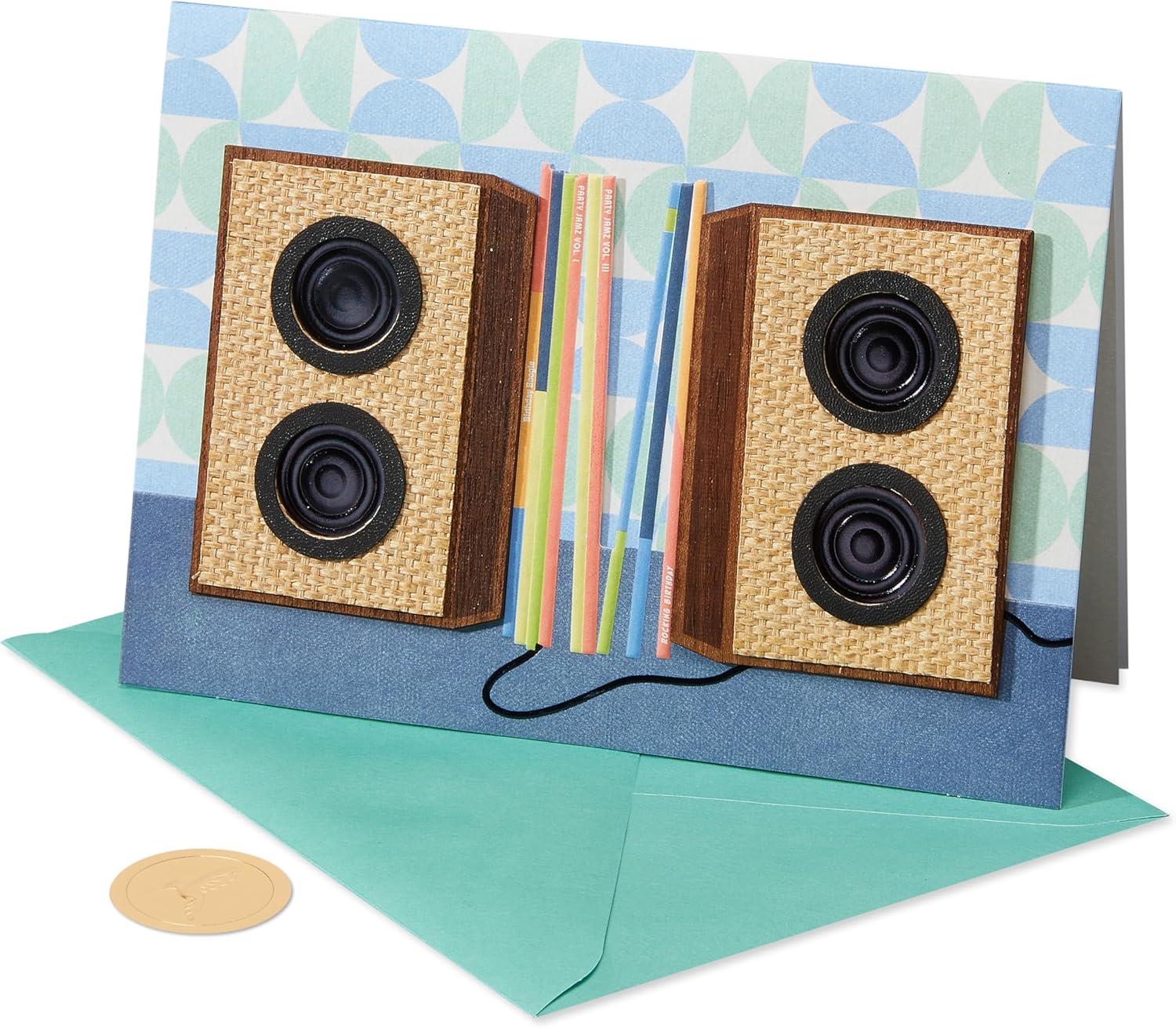 image:imagePapyrus Birthday Card Always RockFSC Vintage Speakers