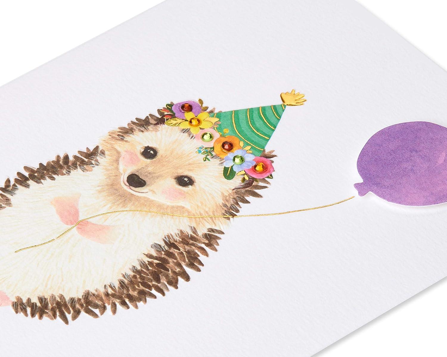 image:imagePapyrus Birthday Card Carried AwayHedgehog