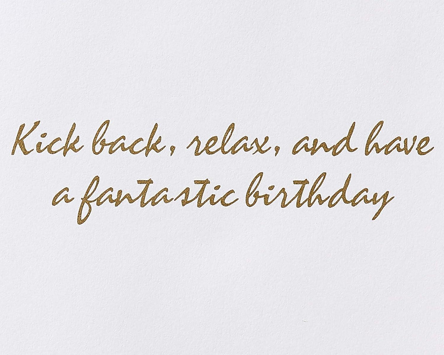 image:imagePapyrus Birthday Card Extraordinary and WonderfulKick Back