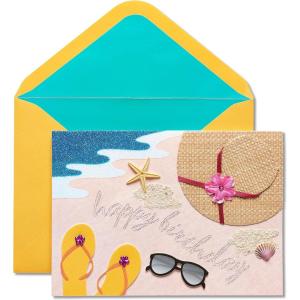 Papyrus Birthday Card (Extraordinary and Wonderful)(Yellow)