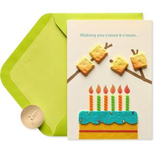 Papyrus Birthday Card (Having Your Cake)(Smore And Smore)
