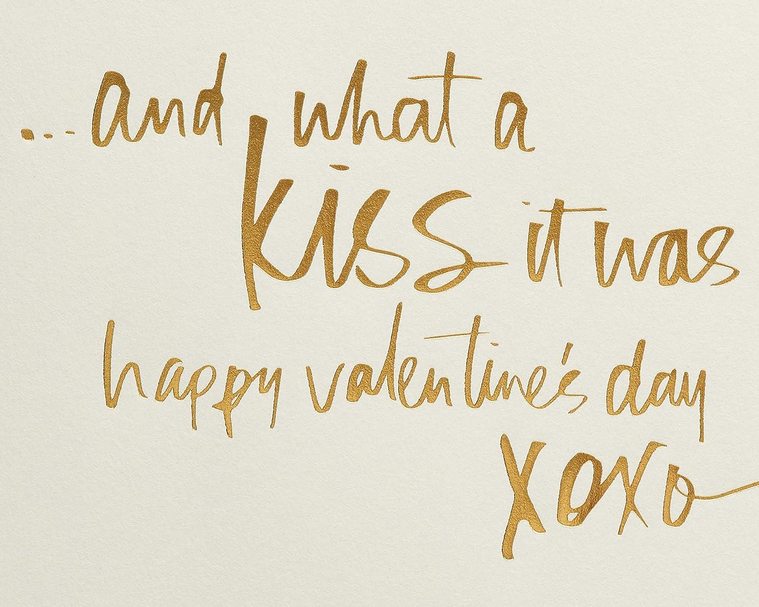 image:imagePapyrus Romantic Valentines Day Card What A KissFirst Kiss
