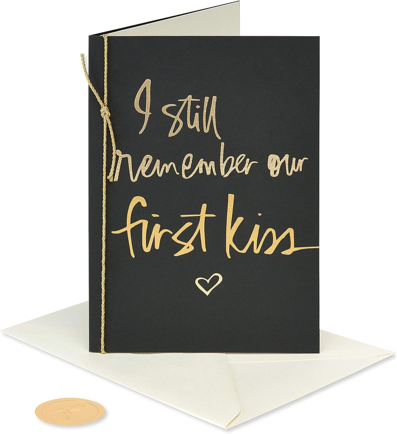 image:imagePapyrus Romantic Valentines Day Card What A KissFirst Kiss