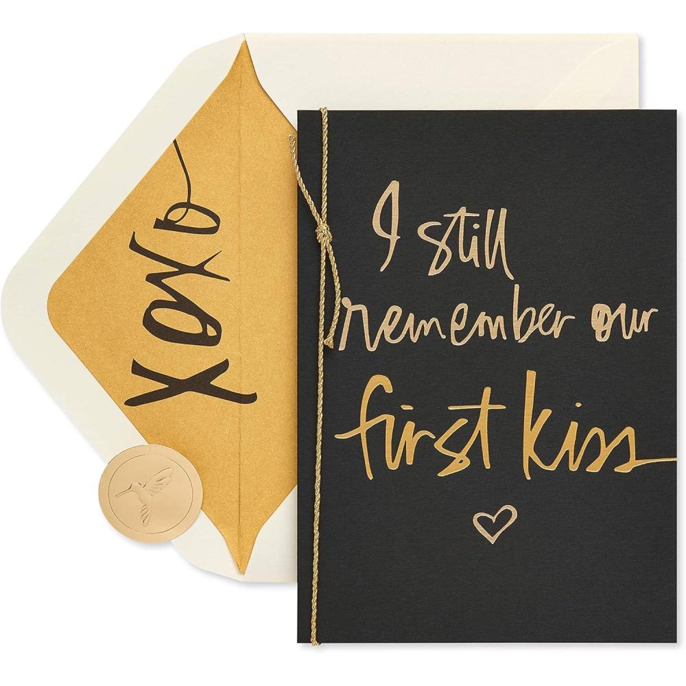 image:imagePapyrus Romantic Valentines Day Card What A KissFirst Kiss