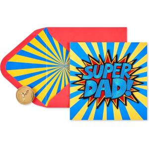 Papyrus Fathers Day Card for Dad (Amazing Powers)(Give Your Powers a Rest Today)