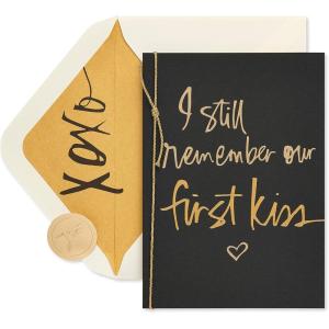 Papyrus Romantic Valentine’s Day Card (What A Kiss)(First Kiss)