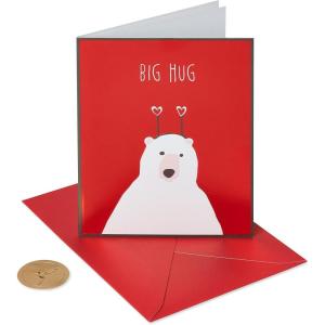 Papyrus Valentines Day Card (Lots of Love)(BEAR HUG)
