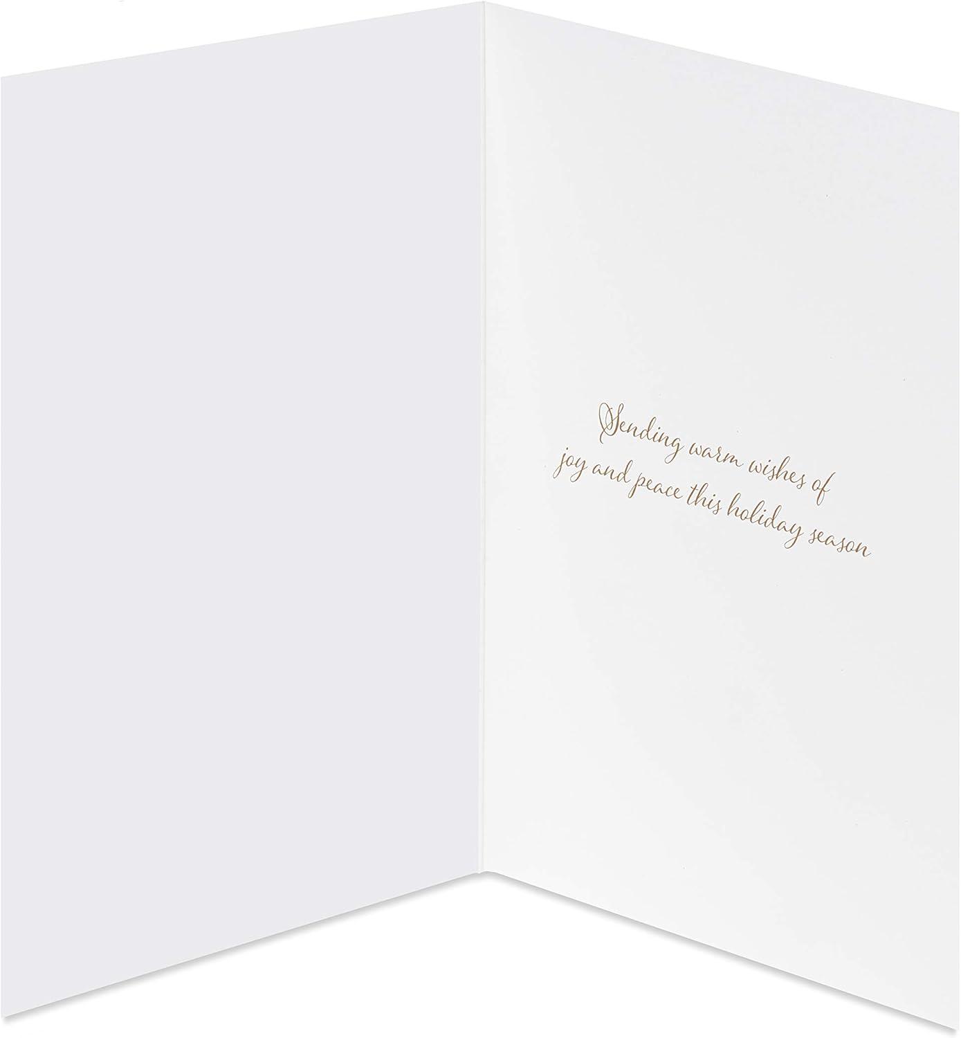 image:imagePapyrus Boxed Christmas Cards with Envelopes Warm Wishes Gold Reindeer 12Count