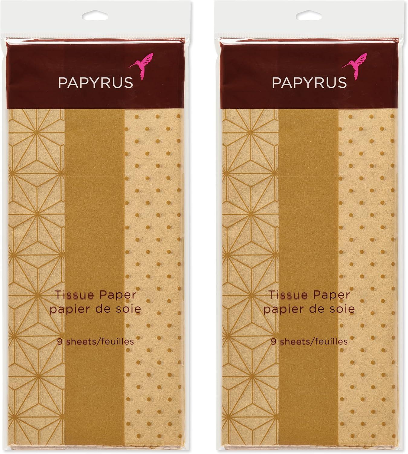 image:imagePapyrus Gift Bags with Tissue Paper Winter Wonder for Christmas Hanukkah Kwanzaa and All Holidays 2 Bags 1 Large 13 1 Medium 9 18 Sheets
