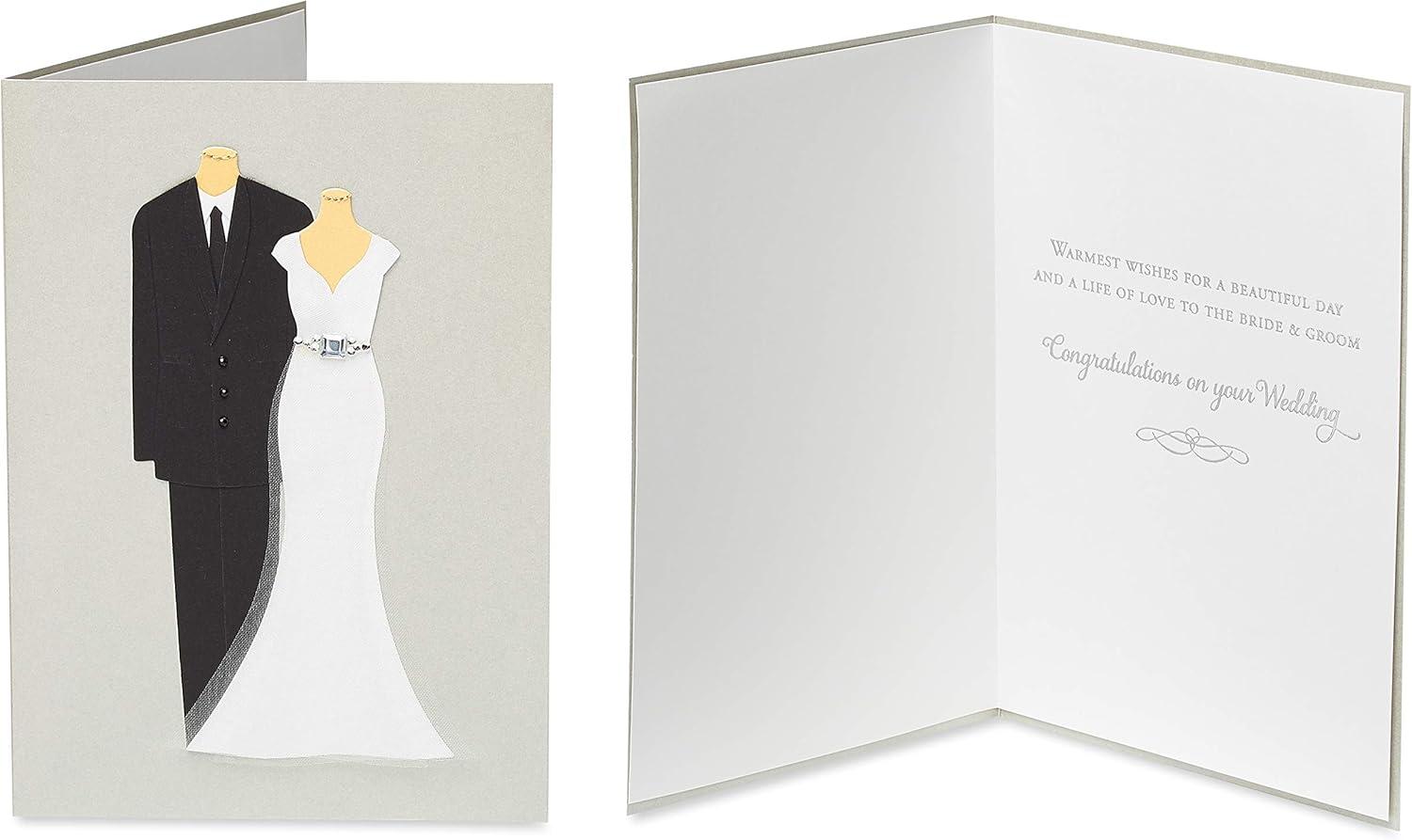 image:imagePapyrus Wedding Cards Assortment Classic and Elegant 3Count