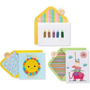 Papyrus New Baby Card Assortment, Congratulations (3-Count)(Congratulations)